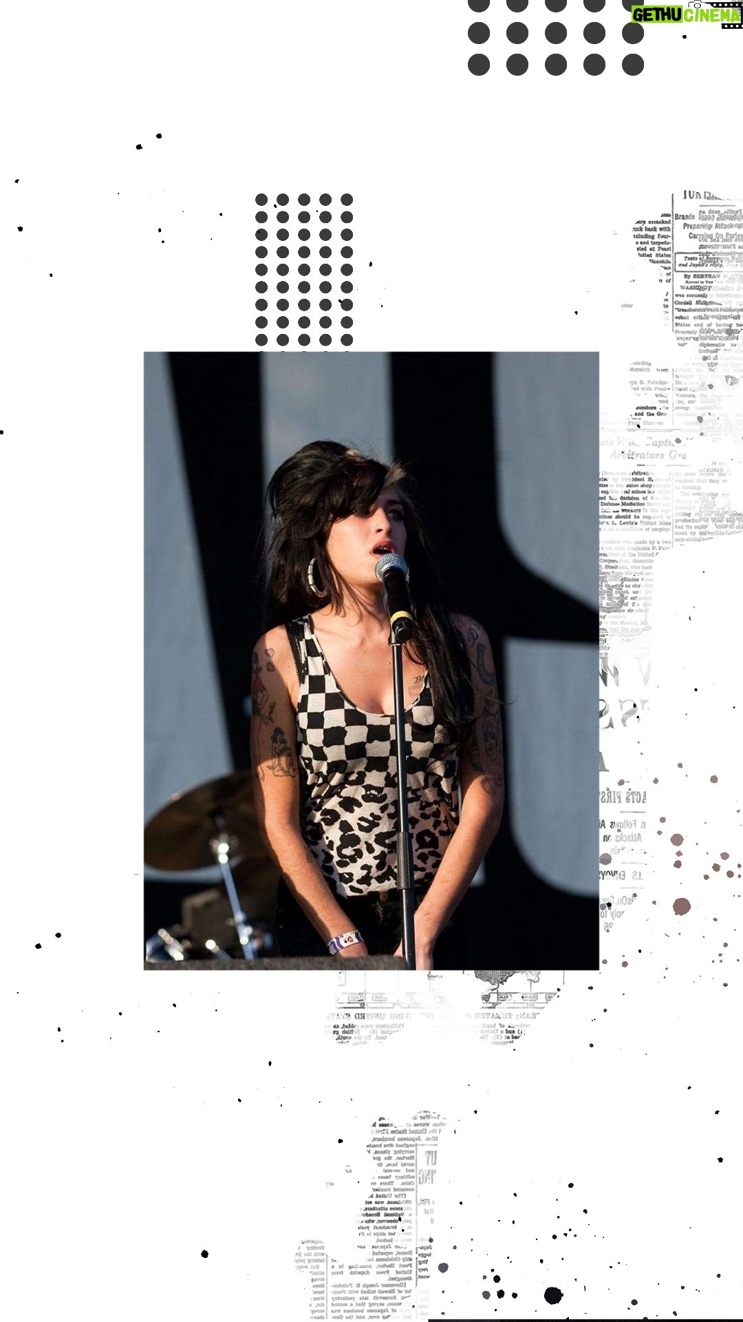 Amy Winehouse Instagram - Amy jumped on stage with the band The Specials in the summer of 2009 at V Festival, and peformed "You're Wondering Now" and "Ghost Town".