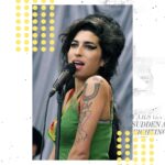 Amy Winehouse Instagram - Amy performed on the legendary Pyramid Stage at Glastonbury Festival twice during her career in 2007 and 2008, performing beautiful renditions of her classic singles with her band. 🤍
