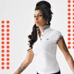 Amy Winehouse Instagram - Amy was the first woman to collaborate and create a collection with Fred Perry in 2010. The first season comprised 17 pieces of clothing, inspired by her iconic style and love of vintage fashion. Photography by Bryan Adams 🤍