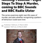 Amybeth McNulty Instagram – I am so proud to have been a part of the crew for this.
To work with the BBC again to continue to bring such important stories to the world means everything.
This, in my eyes, is a truly remarkable and important podcast. Showing you the truth of women’s experiences, and how we can learn to avoid such tragedies in the future.
More than ever though, these stories must be shared, discussed and listened to. I hope this can be a small part in the big machine of conversations needed to shift our current social climate.
Thank you so much for all of our team’s love, kindness and care whilst making this❤️