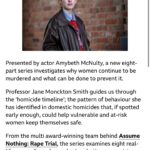 Amybeth McNulty Instagram – I am so proud to have been a part of the crew for this.
To work with the BBC again to continue to bring such important stories to the world means everything.
This, in my eyes, is a truly remarkable and important podcast. Showing you the truth of women’s experiences, and how we can learn to avoid such tragedies in the future.
More than ever though, these stories must be shared, discussed and listened to. I hope this can be a small part in the big machine of conversations needed to shift our current social climate.
Thank you so much for all of our team’s love, kindness and care whilst making this❤️