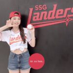 An So-hee Instagram - 승리요정✨첫 시구! 브이로그😁❤️‍🔥link in bio⚾️