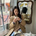 An So-hee Instagram – 🤎☕️🧥😺🩵