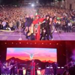 Ana Bárbara Instagram - Mi hermoso #sanluispotosí ❤️‍🔥 que bonito vernos de nuevo mis paisanas y paisanos en la #feriadelaenchilada , literal esto #esdecasa señores , gracias a mis hermanos @vivianaugaldem @antero_ugalde_oficial_ 💥‼️ los amo tanto y mucho mucho a ustedes mis #bandidos 💋 @municipiosgs #anabárbara #conciertos