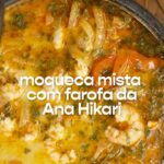 Ana Hikari Instagram – ANA HIKARI (@_anahikari )ensina a receita de uma MOQUECA DE PEIXE 

INGREDIENTES
5 postas de peixe namorado
Sal a gosto
1 unidade de suco de limão
Azeite a gosto
1 cebola em rodelas
2 pimentões vermelhos em rodelas
3 unidades de tomates em rodelas
2 unidades de pimentão verde em rodelas
2 unidades de pimentão amarelo em rodelas
500 gramas de camarão cinza limpo
2 unidades de suco de limão
Pimenta-do-reino a gosto
Meia pimenta-dedo-de-moça bem picadinha
2 xícaras de chá de leite de coco
Meia xícara de chá de caldo de camarão
Um terço de xícara de chá de azeite de dendê
Coentro picado a gosto

MODO DE PREPARO
Em um refratário, tempere as postas de peixe namorado com sal, suco de limão e pimenta-do-reino a gosto. Reserve e deixe marinando.
Em uma panela grande, coloque azeite a gosto e ligue o fogo.
Faça uma cama com a cebola em rodelas e coloque o peixe temperado sobre elas.
Sobre o peixe, faça camadas com o pimentão vermelho em rodelas, o tomate em rodelas, o pimentão verde em rodelas e o pimentão amarelo em rodelas.
Feitas as camadas, tampe a panela e deixe cozinhando em fogo baixo até os legumes começarem a amolecer.
Enquanto isso, chegou a hora de temperar o camarão com suco de 2 limões, sal e pimenta-do-reino a gosto. Misture e reserve.
Volte à panela, observando se o caldo da moqueca já começou a subir. Quando isso acontecer, tempere com sal a gosto e pimenta-dedo-de-moça bem picadinha.
Adicione o leite de coco e, como ingrediente opcional, o caldo de camarão.
Coloque, aos pouquinhos, o azeite de dendê sobre a moqueca, de modo que ela comece a ficar em um tom alaranjado.
Adicione o camarão temperado na finalização e deixe cozinhar por cerca de 3 minutos.
Finalize com coentro picado a gosto.

#receitas #moqueca #temtudonoreceitas #receitasdeliciosas