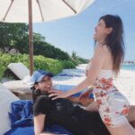 Ana Jalandoni Instagram – 90% happy 10% burnt 🏝🍾🌞