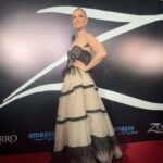 Ana Layevska Instagram - Increíble la noche de anoche con el estreno del #zorro Joyería @swarovski Vestido @benitosantosoficial Styling @alo_murillo_ Makeup @ger.parra hair @gabiokka @primevideomx