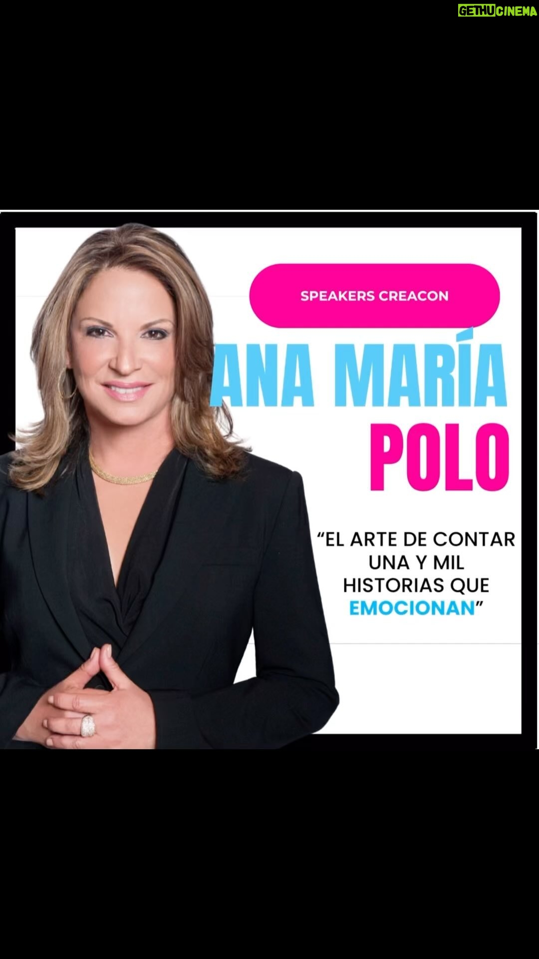 Ana María Polo Instagram - “El Arte de Contar Una y Mil Historias que Emocionan” Mañana jueves 21 de septiembre será el gran día para que nos reencontremos en @creaconusa Miami. Además de la charla presencial, estaremos en vivo en la mañana en TODAS mis plataformas, INSTAGRAM, FACEBOOK y TIKTOK. Así que muy atentos. Es un día importante para celebrar nuestra cultura hispana aquí en los Estados Unidos y compartir tips y enseñanzas para nuevos talentos y empresas que buscan amplificar su mensaje a través de las redes sociales. Unidos somos más fuertes 🙏 Para más información visita WWW.CREACONUSA.COM #AnaMariaPolo #draanamariapolo #casocerrado #secreaenespañol #hispanic #hispanicheritagemonth #mesdelaherenciahispana #Creacon #Creaconusa #Miami