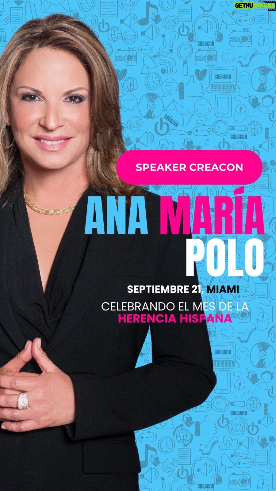 Ana María Polo Instagram - Feliz Mes de la Herencia Hispana 🎉 Es un honor para mí, como hispana que vive en Estados Unidos, celebrar nuestra cultura y ser parte de este grupo que trabaja incansablemente para preservar nuestra identidad, idioma y costumbres. Quiero compartirles que este 21 de septiembre formaré parte de @CREAconusa, un evento dedicado a celebrar nuestra cultura a través de la creación de contenido digital. Además, ofrecerán herramientas para que otros hispanos puedan ampliar su plataforma y monetizar su contenido en redes sociales. Estaré participando para hablarles sobre “El Arte de Contar Una y Mil Historias que Emocionan.” Me siento afortunada de tener una “familia digital” y una plataforma que, hasta el día de hoy, cuenta con más de 22 MILLONES de seguidores a nivel mundial en diversas redes sociales. Tras 20 años de trayectoria en la televisión, es gratificante ver cómo, a través de las historias de “Caso Cerrado,” seguimos entreteniendo, tocando corazones y dibujando sonrisas en millones de personas de diferentes países y edades. Gracias a todos por el cariño que día tras día me expresan a través de los comentarios en mis videos. Yo, al igual que muchos otros creadores de contenido de alta influencia digital, estaremos en @CREAconUSA compartiendo los tips que nos han permitido alcanzar el éxito y seguir teniendo un impacto digital a través de los años. Sobre #CREAcon: Visita WWW.CREACONUSA.COM para más detalles. Este evento se llevará a cabo el próximo 21 de septiembre durante el MES DE LA HERENCIA HISPANA en el Hotel Hyatt Regency de Miami. Esta es una gran oportunidad para aprender sobre el mundo digital y descubrir cómo diversas herramientas pueden transformar y potenciar tu idea de negocio o talento. #CREAcon #AnaMariaPolo #CasoCerrado #RedesSociales #Socialmedia #Hispanos #HispanicHeritageMonth #MesDelaHerenciaHispana #Latinos