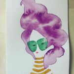 Ana Morgade Instagram - Dos acuarelas rápidas nuevas que me gustan. Estoy experimentando GAFAZAS Y PELAZOS. La acuarela tiene su cosita porque es un poco imprevisible. Tú haces lo que te gustaría, y ella lo que quiere. Y del esfuerzo de las dos salen cosas bastante mágicas, o truños del tamaño de Júpiter. Con técnica vas intuyendo lo que puede salir, pero siempre hay un factor VETETÚASABER que es muy divertido. Me gusta que hayan sacado tanta expresión con tan pocos trazos. Seguiré investigando.
