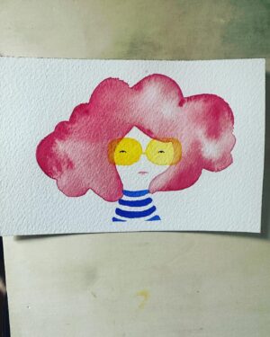 Ana Morgade Instagram - Dos acuarelas rápidas nuevas que me gustan. Estoy experimentando GAFAZAS Y PELAZOS. 
La acuarela tiene su cosita porque es un poco imprevisible. Tú haces lo que te gustaría, y ella lo que quiere. Y del esfuerzo de las dos salen cosas bastante mágicas, o truños del tamaño de Júpiter. 
Con técnica vas intuyendo lo que puede salir, pero siempre hay un factor VETETÚASABER que es muy divertido. 
Me gusta que hayan sacado tanta expresión con tan pocos trazos. Seguiré investigando.