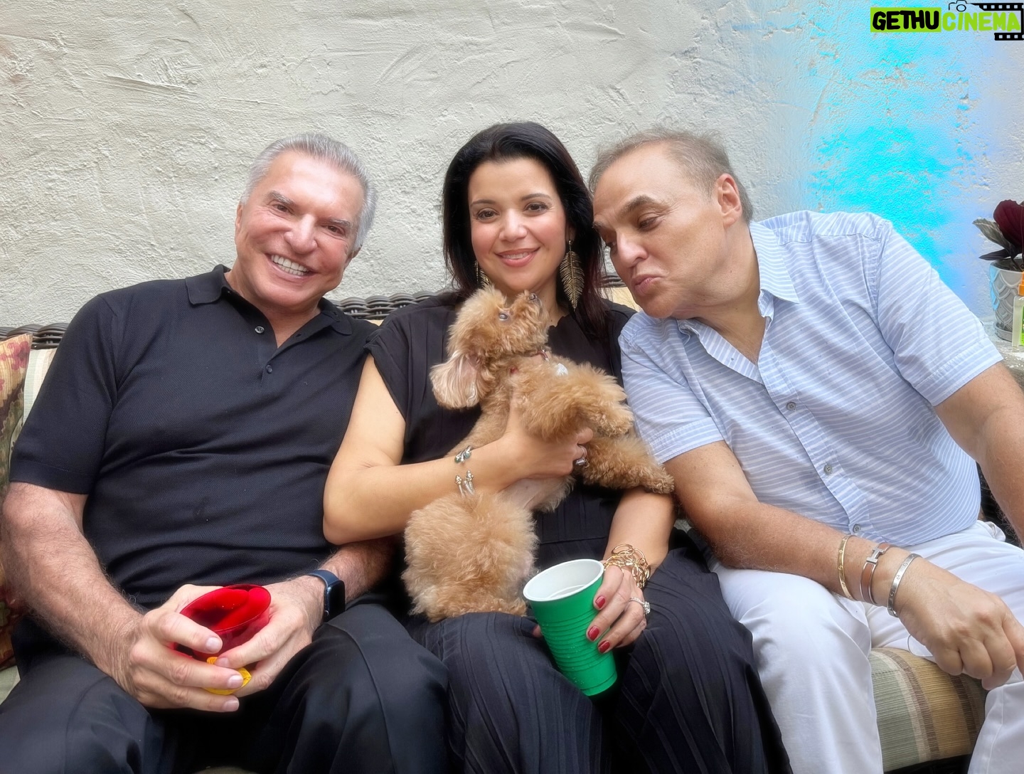 Ana Navarro Instagram - My husband, my puppy and my best friend ❤️❤️❤️