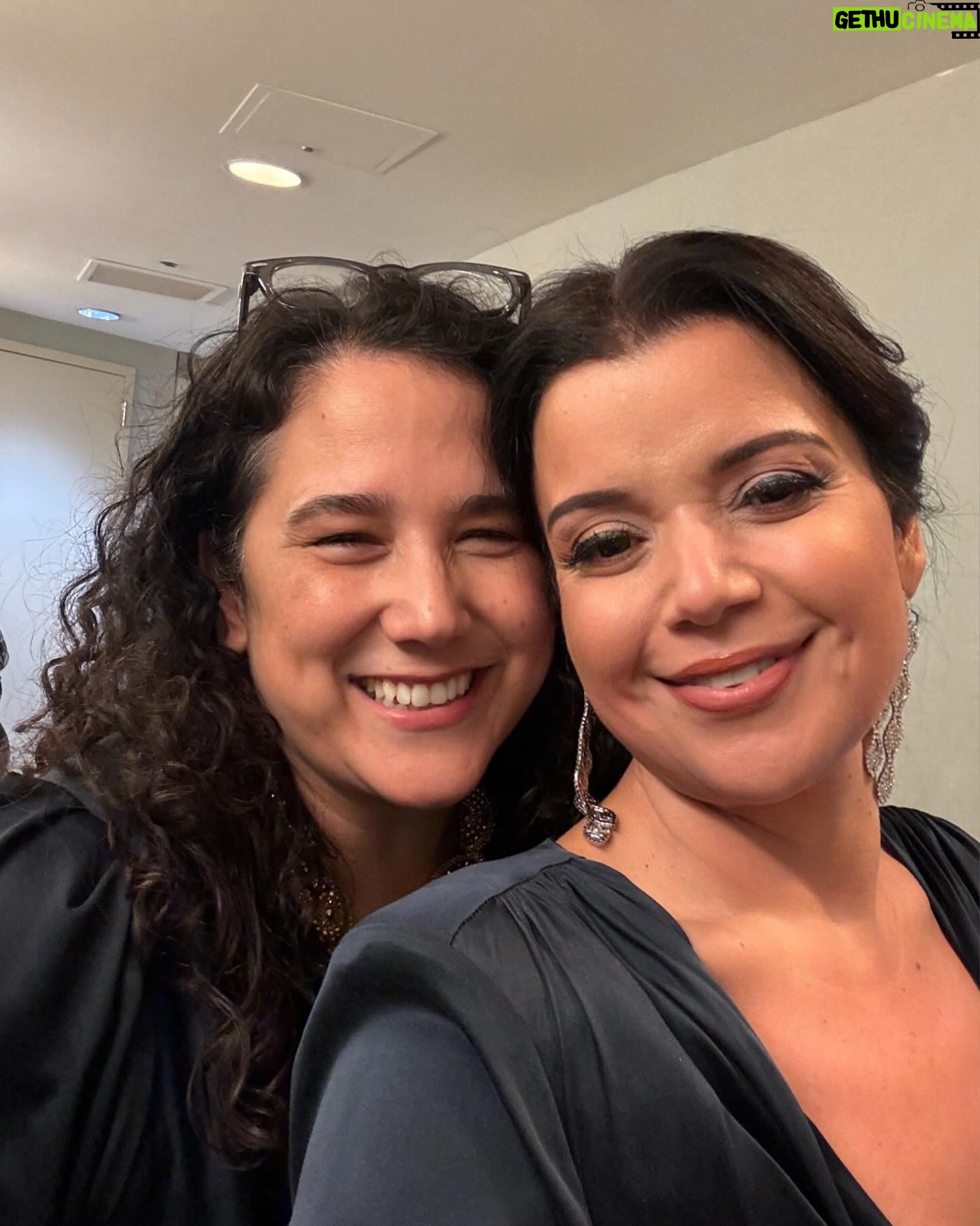 Ana Navarro Instagram - Had the best time at #whitehousecorrespondentsdinner. Got to see so many old friends and meet some new folks. I was sitting with @hiroyukisanadapr & @repjayapal and we had wonderful conversations about everything from politics, to heritage, food and sake. I met Wonder Woman! The first female Super Hero I can remember. How I wish I had a golden lasso we could tie around politicians so they’d say the truth. @potus & @colinjost did a good job, though it felt tamer than other years. But anything that gets Trump rage-tweeting in the middle of the night, is very good, in my book. This night is not about the clothes or the parties or celebrities. It about defending the free press and recognizing good journalists, while raising funds for journalism scholarships. I partied waaaay too much and too late. It’s taken me a full 24 hours to recover. Dress: @cinqasept Earrings: @jennifermillerjewelry Shoes: @louboutinworld Bag: @csiriano