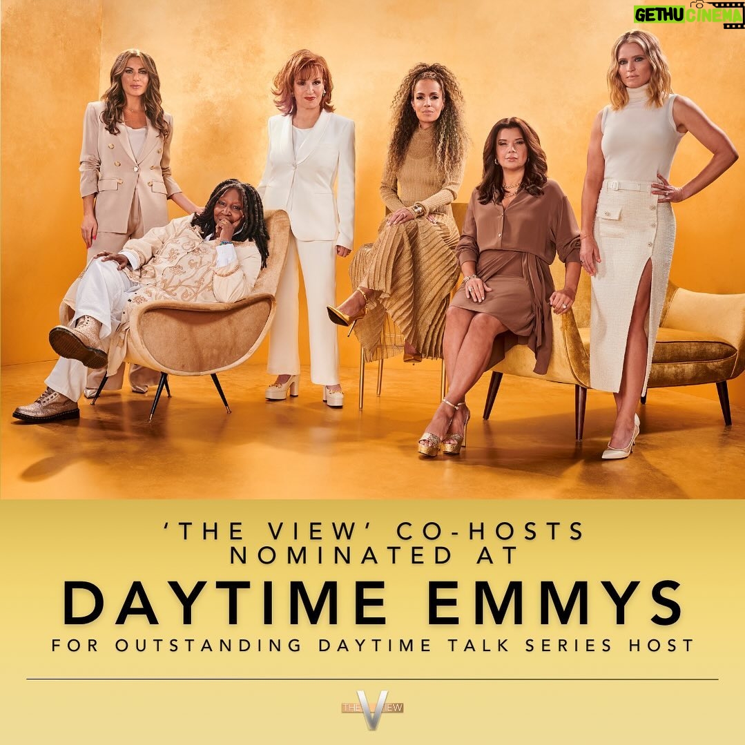 Ana Navarro Instagram - Congratulations to our co-hosts @whoopigoldberg, @joyvbehar, @sunny, @sarahaines, @alyssafarah and @ananavarrofl on their @daytimeemmys nomination!