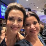 Ana Navarro Instagram - Had the best time at #whitehousecorrespondentsdinner. Got to see so many old friends and meet some new folks. I was sitting with @hiroyukisanadapr & @repjayapal and we had wonderful conversations about everything from politics, to heritage, food and sake. I met Wonder Woman! The first female Super Hero I can remember. How I wish I had a golden lasso we could tie around politicians so they’d say the truth. @potus & @colinjost did a good job, though it felt tamer than other years. But anything that gets Trump rage-tweeting in the middle of the night, is very good, in my book. This night is not about the clothes or the parties or celebrities. It about defending the free press and recognizing good journalists, while raising funds for journalism scholarships. I partied waaaay too much and too late. It’s taken me a full 24 hours to recover. Dress: @cinqasept Earrings: @jennifermillerjewelry Shoes: @louboutinworld Bag: @csiriano