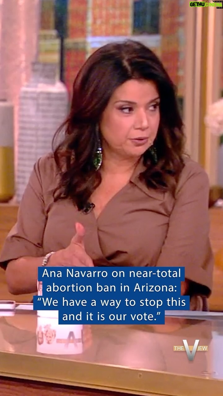 Ana Navarro Instagram - @ananavarrofl on the near-total abortion ban enacted in 1864 that was upheld by the Arizona Supreme Court: “This is the consequence of Donald Trump’s presidency.”