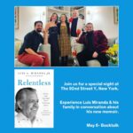 Ana Navarro Instagram – So happy to be moderating a conversation with the Miranda Family (@lin_manuel, Cita, Luz, Miguel and Luis) about @vegalteno’s new book, “Relentless”. Join us tomorrow, Monday, May 6th at @92ndstreety at 8pm. I promise you this will be fun and insightful – and there might be singing and dancing and crying and cussing and God knows what else.