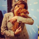 Ana Navarro Instagram - In 2024, we’re taking @hillaryclinton’s wise advice: Don’t vote for anyone you wouldn’t trust with your dog. The choice could not be more clear- you can vote for the nice people who love dogs or you can vote for the man who hates dogs and hangs out with South Dakota’s dog-killing Cruella De Noem. @chacha_cardenas & I are all in for @joebiden & @kamalaharris.