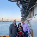 Ana Navarro Instagram – Was honored to attend a reception on the @ussbataan celebrating the first #fleetweek in Miami. It’s always inspiring to see the young men and women serving our country. The @secnav is Carlos Del Toro. He & his family came here fleeing the Castro regime when Carlos was 10 months old. He went on to serve honorably in the Navy for more than two decades. President Biden appointed him the first Cuban-American Secretary of the Navy. Also got the chance to see my friend, @chefirvine who always shows up for our Americans in uniform. There are over 7,000 sailors and marines in Miami this week. I hope we’re making them feel welcome.