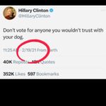 Ana Navarro Instagram - In 2024, we’re taking @hillaryclinton’s wise advice: Don’t vote for anyone you wouldn’t trust with your dog. The choice could not be more clear- you can vote for the nice people who love dogs or you can vote for the man who hates dogs and hangs out with South Dakota’s dog-killing Cruella De Noem. @chacha_cardenas & I are all in for @joebiden & @kamalaharris.