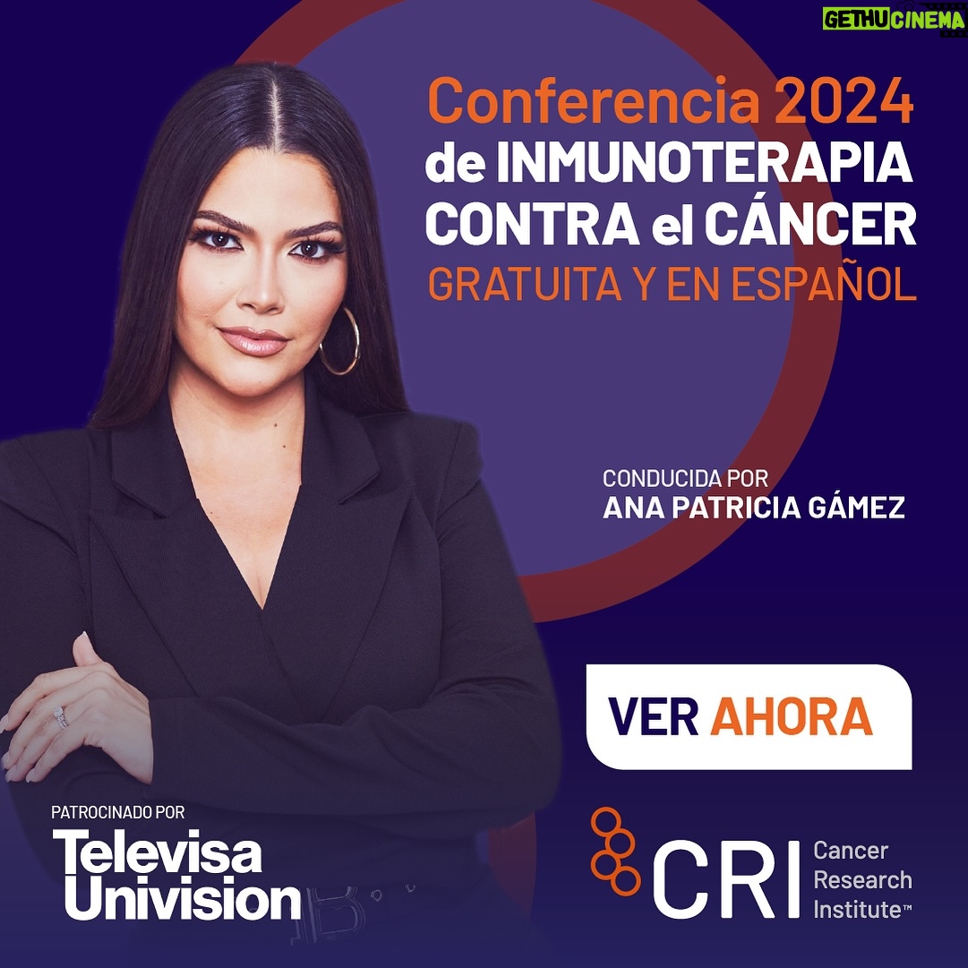 Ana Patricia Gámez Instagram - Una vez más, me uní al Cancer Research Institute en este evento que lleva información en español sobre inmunoterapia a los pacientes con cáncer.