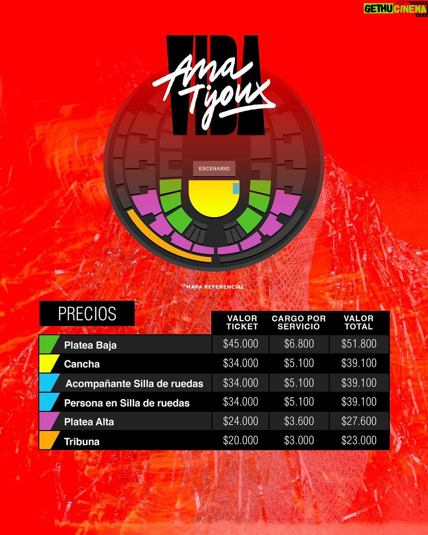 Ana Tijoux Instagram - Amigas y amigos: Estoy muy feliz de comunicar que realizaré mi primer Movistar Arena este 18 de agosto. Nunca me imaginé este momento y espero ansiosa que me acompañen a compartir este show que estamos preparando con mucho cariño. #vida ❤️🫀🖤 📣 Atentas y atentos que las entradas estarán a la venta desde el 22 de abril a las 11:00 hrs a través de @puntoticket ‼️‼️‼️‼️ Producción @lotuscl @produccionw 🤲🏽