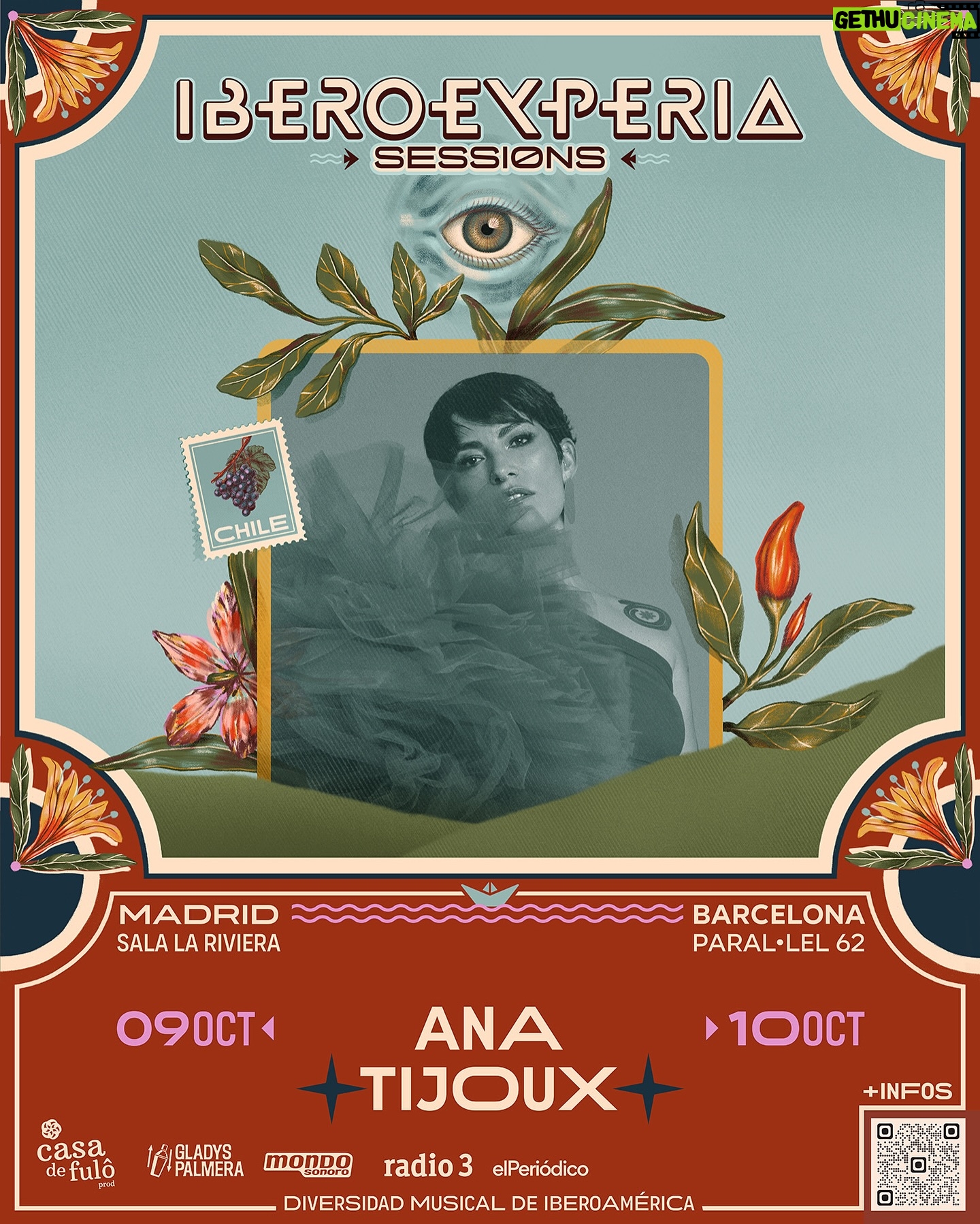 Ana Tijoux Instagram - ⭐️ ¡No te pierdas el regreso de Ana Tijoux! ⭐️ 🎤 La reina del rap latino llega a Madrid y Barcelona con IBEROEXPERIA Sessions para presentar su nuevo álbum “VIDA”. Después de 10 años, Ana vuelve con un trabajo íntimo y personal, con colaboraciones de Omar, Talib Kweli, iLe y Pablo Chill-E. 🏆 Con una trayectoria imparable desde 2009, un Grammy Latino y seis nominaciones más, Tijoux es una voz imprescindible en la música latina actual. “VIDA” es un homenaje a quienes luchan contra las injusticias, lleno de ritmos urbanos y conciencia social. ¡No te la pierdas! 📅 Fechas: 🔵 Madrid ⭐️ Sala La Riviera 📅 09/10/24 🔵 Barcelona ⭐️ Paral•lel 62 📅 10/10/24 🎫¡Consigue tus entradas y únete a esta noche de música y rebeldía, Link en nuestra bio!🎫 ——— ⭐️ Não perca o retorno de Ana Tijoux! ⭐️ 🎤 A rainha do rap latino chega a Madrid e Barcelona com as IBEROEXPERIA Sessions para apresentar seu novo álbum “VIDA”. Depois de 10 anos, Ana volta com um trabalho íntimo e pessoal, com colaborações de Omar, Talib Kweli, iLe e Pablo Chill-E. 🏆 Com uma trajetória imbatível desde 2009, um Grammy Latino e mais seis indicações, Tijoux é uma voz imprescindível na música latina atual. “VIDA” é uma homenagem àqueles que lutam contra as injustiças, cheio de ritmos urbanos e consciência social. 📅 Datas: 🔵 Madrid ⭐️ Sala La Riviera 📅 09/10/24 🔵 Barcelona ⭐️ Paral•lel 62 📅 10/10/24 🎫Garanta seus ingressos e junte-se a esta noite de música e rebeldia!🎫 Link en bio #anatijoux #anatijoux1977 #vida #chile #españa #madrid #barcelona #rapchileno #raplatino #mujeresfuertes #activismo #chilenosenelmundo #chilenosenbarcelona #chilenosenmadrid