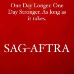 Ana de la Reguera Instagram - #sagaftra #strike