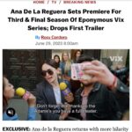 Ana de la Reguera Instagram - Season 3 of @analaserie 🤩Premieres july 12th @vix in the US and Puerto Rico and in @primevideo on the rest the f the world! Thank you @deadline @socialrosy for always supporting the show!!! ☄️❤️🙏