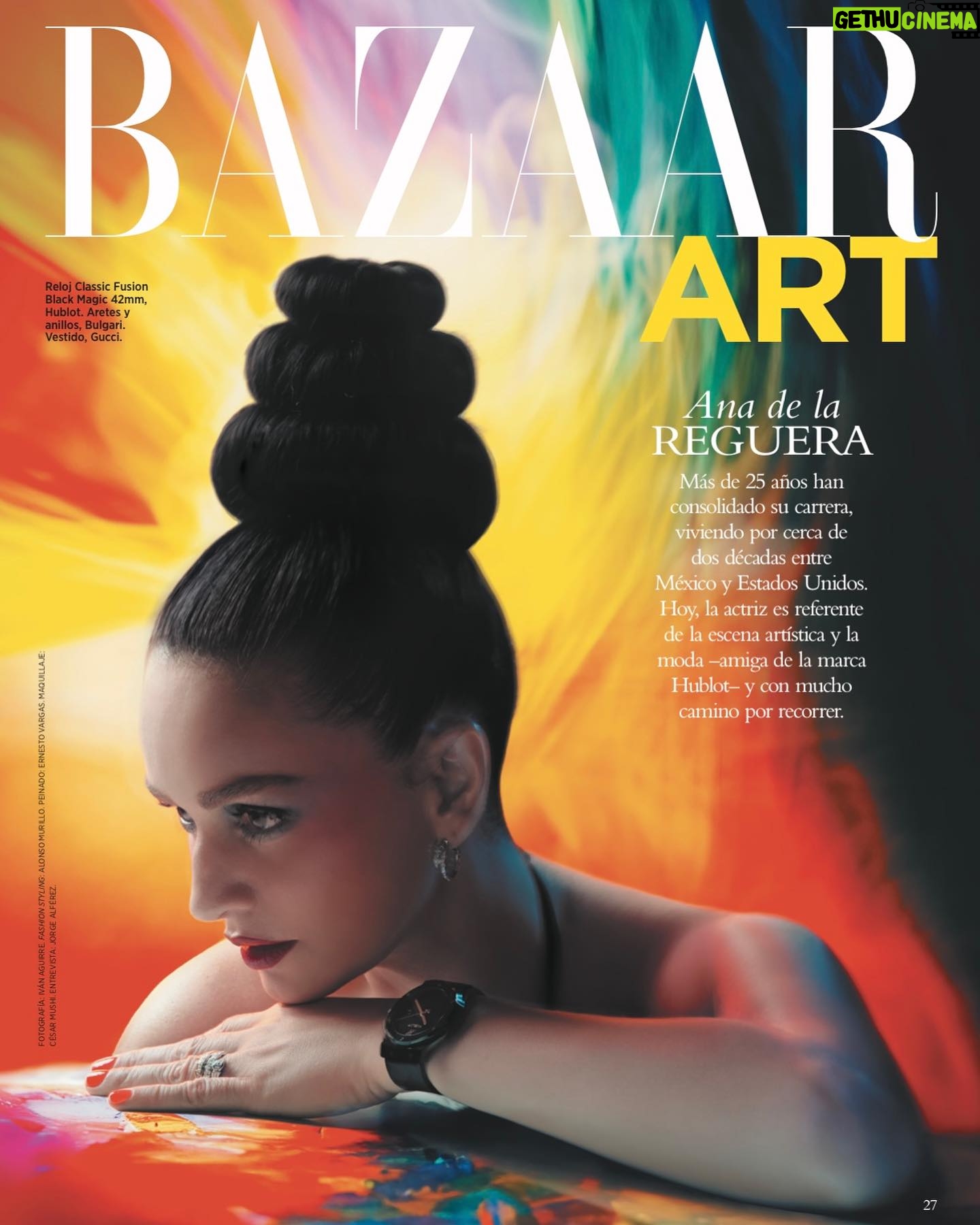 Ana de la Reguera Instagram - Tenemos doble portada @harpersbazaarmx claro que si !!! 👩🎤😍❤️🕺