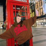 Anastasia Russo Instagram - 🇬🇧 day 1 in London! ✈️🎠 1- HAD to take a photo in front of the telephone ☎️ booth! 2- buses 🚍 here are so cool! 3- the Underground vibes…. 4- the lights are so pretty here! 5- cutest streets ever too! 🤍 6- my outfit from @starter_italia 7- Oxford street 🥹 8- felt like the happiest girl ever here! 9- “why are you calling me” mood 10- chilling at my fav London hotel 🏨 @courthousehotellondon