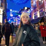 Anastasia Russo Instagram - 🇬🇧 day 1 in London! ✈️🎠 1- HAD to take a photo in front of the telephone ☎️ booth! 2- buses 🚍 here are so cool! 3- the Underground vibes…. 4- the lights are so pretty here! 5- cutest streets ever too! 🤍 6- my outfit from @starter_italia 7- Oxford street 🥹 8- felt like the happiest girl ever here! 9- “why are you calling me” mood 10- chilling at my fav London hotel 🏨 @courthousehotellondon