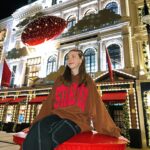 Anastasia Russo Instagram - 🇬🇧 day 1 in London! ✈️🎠 1- HAD to take a photo in front of the telephone ☎️ booth! 2- buses 🚍 here are so cool! 3- the Underground vibes…. 4- the lights are so pretty here! 5- cutest streets ever too! 🤍 6- my outfit from @starter_italia 7- Oxford street 🥹 8- felt like the happiest girl ever here! 9- “why are you calling me” mood 10- chilling at my fav London hotel 🏨 @courthousehotellondon