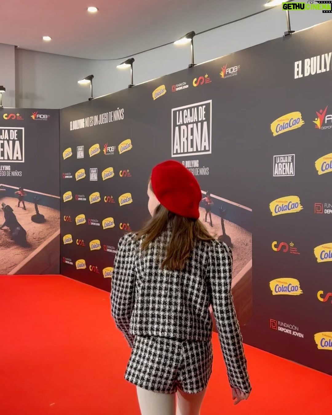 Anastasia Russo Instagram - Little sum up of my latest premieres because they have been AMAZING! 🥹✨ 1- look at this outfit for the premire of “Los Farad” by @primevideoes 2- little video because WOW 3- @miguel.g.herran smiled at me and I almost fainted 4- Premire of “OCHO APELLIDOS MARROQUIS 5- I LOVE doing interviews! 6- love them even more @carlotabmendo @nanobmendo 7- Premiere of the new Hunger Games movie and I dressed up as Lucy Gray 🥺💘 8- this brownies were DELICIOUS! 9- amazing movie premiere of “La Caja de Arena” which discusses important topics such as bullying! 10- And lastly the movie premiere of “La Navidad en sus Manos” 💥🎄❤️