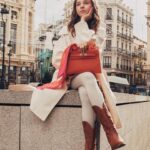 Anastasia Russo Instagram - Winter vibes with @kseniamooon 📸 and @olga.lebedinskaya 💋 wearing @bosanovaoficial shoes and bag, and @funfun_official coat 🤍