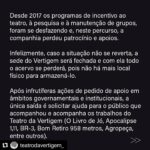 Andréia Horta Instagram – Antônio Araújo e Eliana Monteiro foram mestres em meu caminho no início de minha formação profissional em São Paulo. Fui aluna do Tó entre 2002 e 2004 na Escola Livre De Santo André e em 2004 entrei para a companhia Teatro da Vertigem onde fiquei por 1 ano. Aprendi muito ali. Aquelas experiências pautaram meu olhar e me deram base firme. É lamentável que estejam passando por isso com a pesquisa e imensa colaboração que esse grupo tem a oferecer a cada pessoa que assiste aos seus trabalhos. Se você puder, colabore com o que for possível.