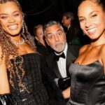 Andra Day Instagram - Thank you! Many blessings to George & Amal, @clooneyfoundationforjustice #TheAlbies & the honorees Dr. Mukwege, Niloofsr Hamedi, Elahe Mohammadi, Truth Hounds, Thai Lawyers for Human Rights and Syrian Center for Media & Freedom of Expression for your sacrifice and dedication to create a world where human rights are defined and protected 💚🙏🏽 “Whenever you conceptualize social justice struggles, you will always defeat your own purposes if you cannot imagine the people around whom you are struggling as equal partners.” - Angela Davis