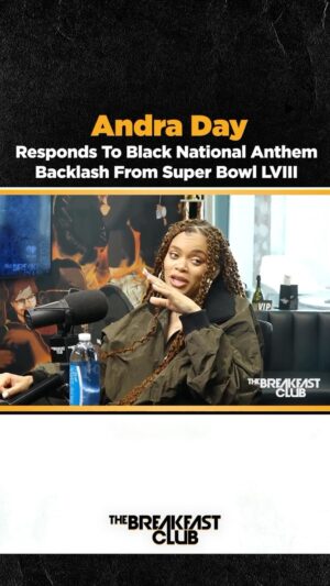 Andra Day Instagram - @andradaymusic ’s soul-stirring rendition of the Black national anthem resonated through the stadium, echoing the resilience and pride of generations. Sometimes when you’re walking purposefully, others can be bothered! Listen in as she explains how she felt and handled the backlash from #SBLVIII    🎶✨ #SuperBowlLVIII #AndraDay”

 
Check out #AndraDay’s new album ‘Cassandra (Cherith)’out now!