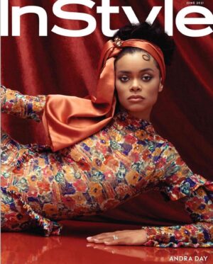 Andra Day Instagram - ‘Here’s to life’ thank u @instylemagazine n this amazin team for makin a childhood dream come tru.. cover n spread shot by @chriseanrose 🥰 God great 🙏🏽

eic @laurabrown99 
byline @rebeljunemarie
styling @juliavonboehm
hair @hisvintagetouch
makeup @porschefabulous
manicure @jolene.b.nails
set design @danieljhorowitz 
creative director @rinajstone
#Blessed #latepost #hellalatepost