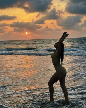 Andrea Luna Instagram - Sunset ☀️🇨🇴
