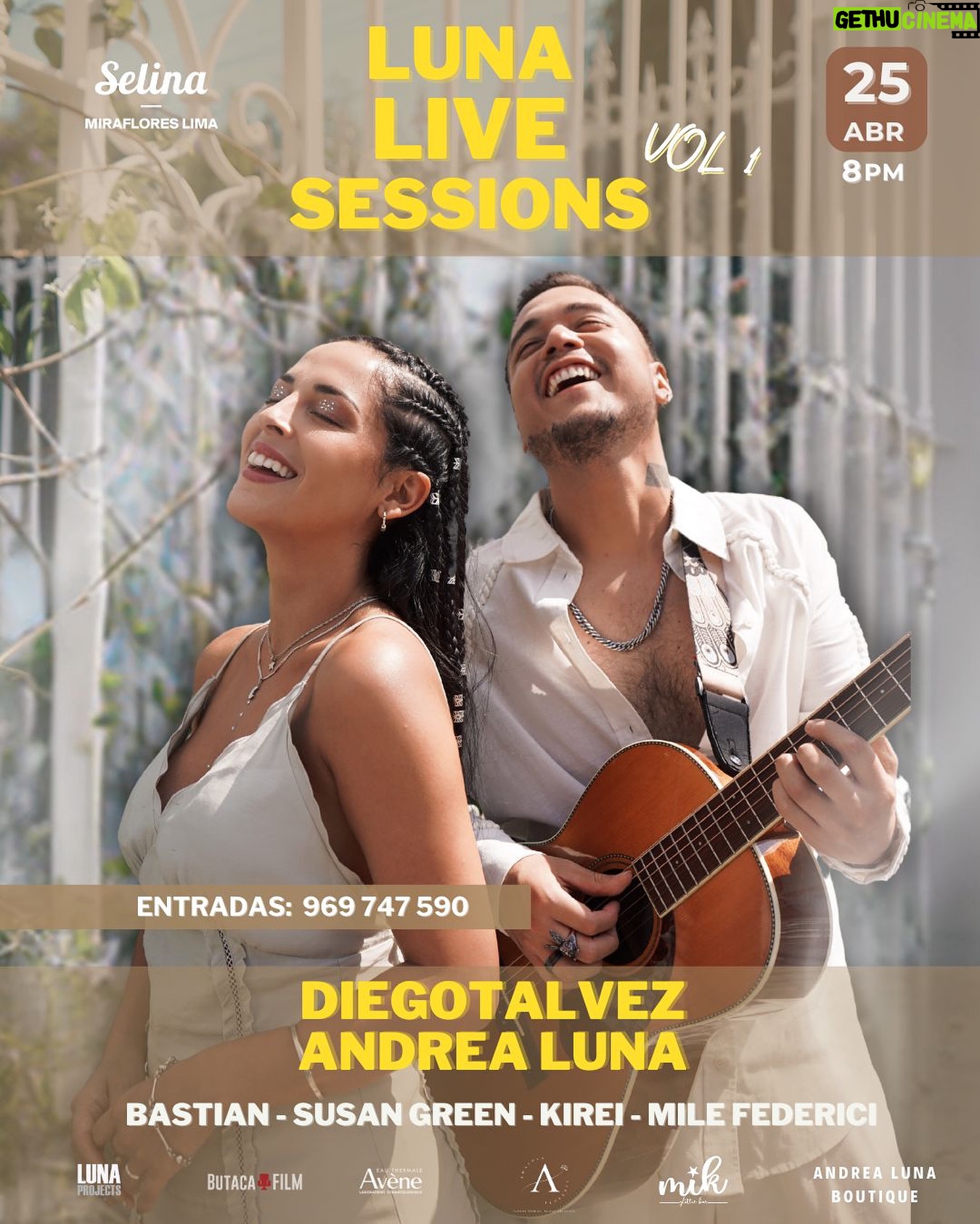 Andrea Luna Instagram - Solo queda una semana para LUNA LIVE SESSIONS VOL 1 🌻 en @selinaperu_ 🎶 Puedes separar sus entradas en 51 969747590 🎫 comparte con nosotros esta hermosa noche y quédate para el after party !!! 🎉 📍Alcanfores 465 - Miraflores * Consumo mínimo 25 soles. 🌙 📸 @roger.carlos.75 Mkp / Hr @gisellaacosta.makeup_y_eventos Looks @hm #hmperu