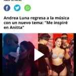 Andrea Luna Instagram - Trabajar con mis hermanos, mi familia elegida, mis mooncitos. Es solo el comienzo y aquí solo está una parte de todos los que somos.🌙🌙🔥❤️ Desde hoy larga vida a “QUE NADIE SEPA” ft @bastianstimman 🖤 Cuarta producción de @lunaprojectsmanagement 🎬 se vienen cositas. 😘😘 😚🔥✨ así dicen. ❤️👏🏻🎵