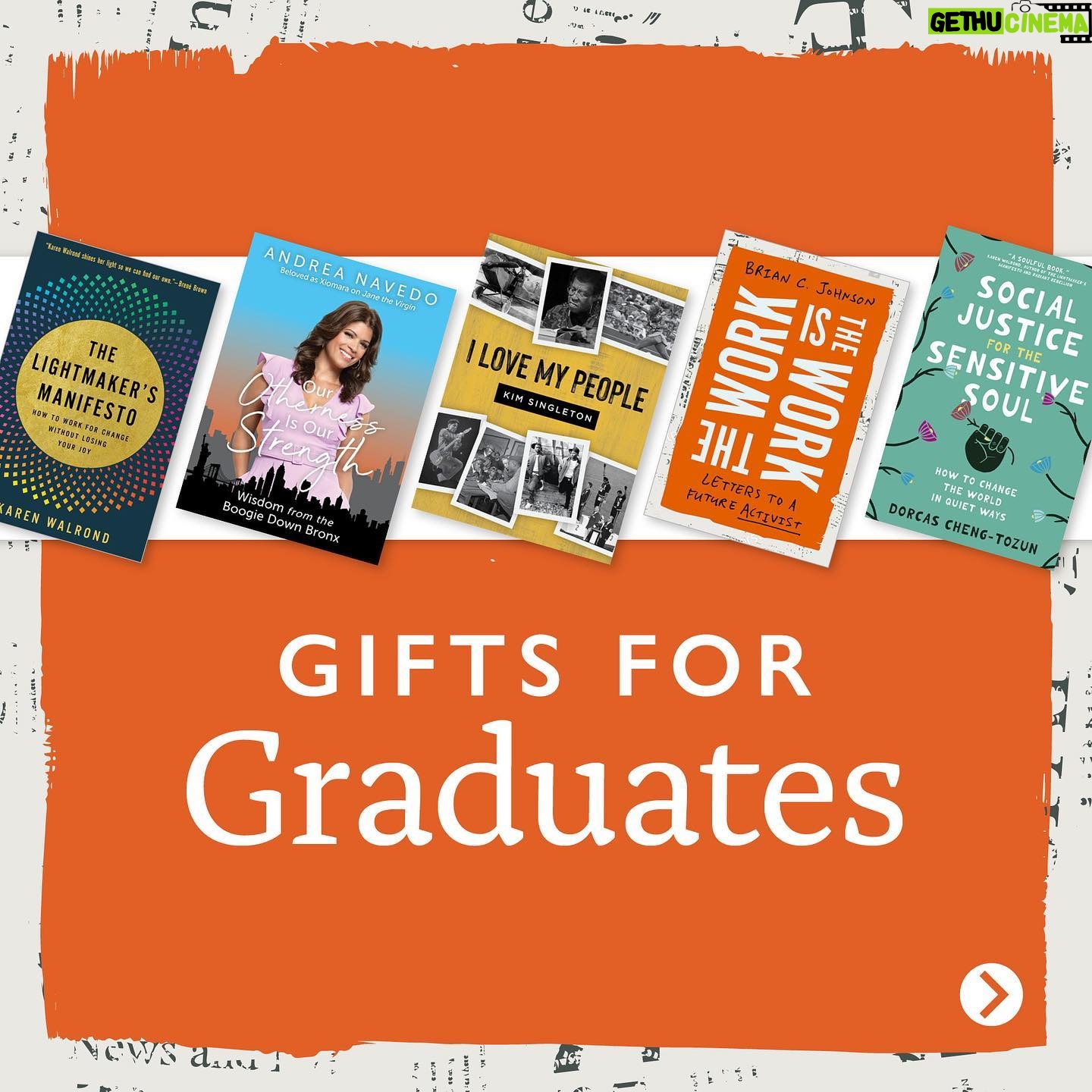 Andrea Navedo Instagram - Graduation season is just around the corner. This year, gift the grad in your life a book that will offer knowledge, entertainment, and inspiration in the years to come. Swipe to see our recommendations and tap the link in our bio to shop the list. #BroadleafBooks #Graduation #Graduation2024 #GraduationGift #GraduationGifts #GraduationGiftIdea #GraduationGiftIdeas #GraduationParty #GraduationSeason #GraduationPresent #GraduationPresents #InspiringBook #InspiringBooks #GraduationBook #InspiringReads