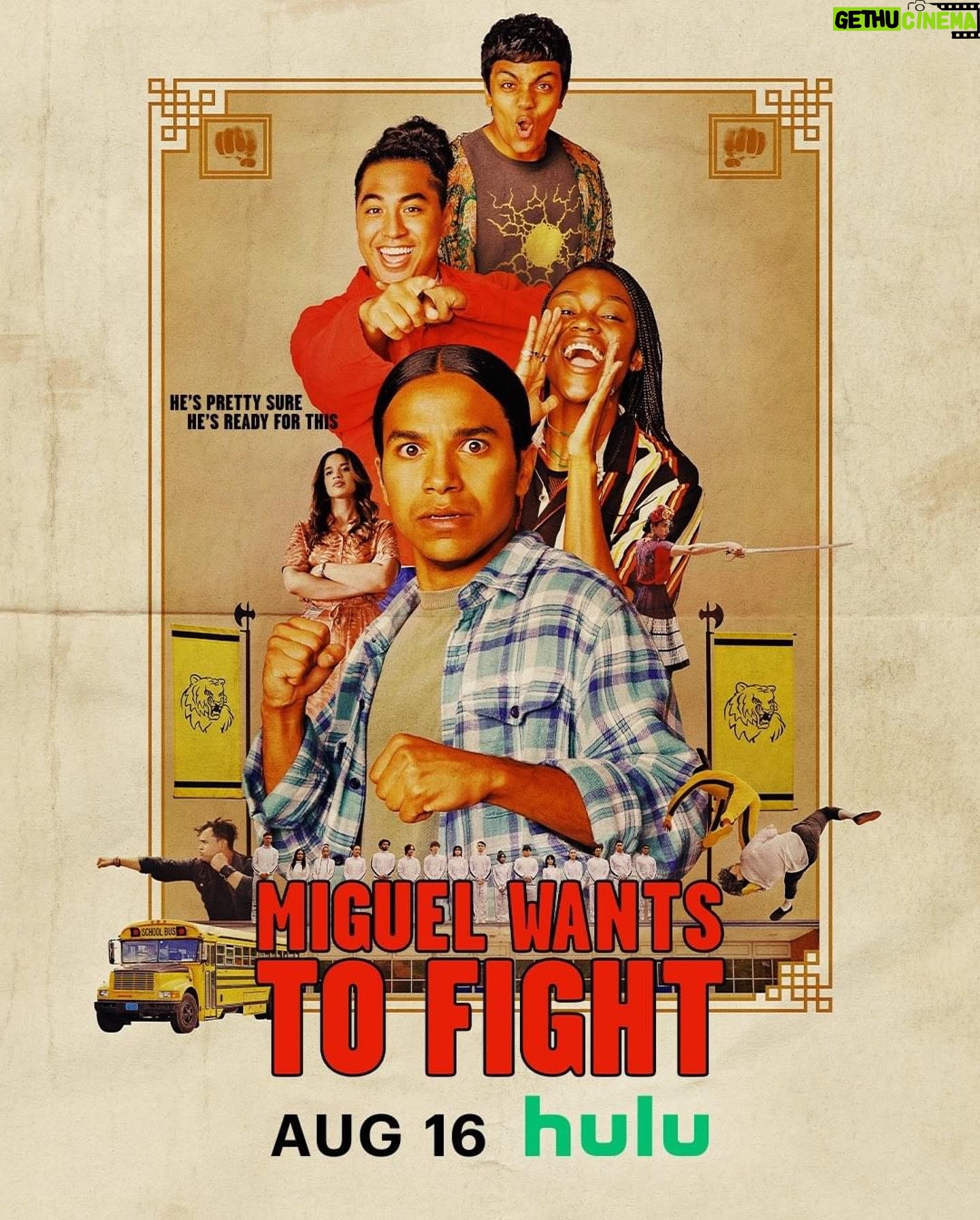 Andrea Navedo Instagram - So excited to share this!!! ๐๐ผ So glad to be apart of this amazing project! ๐ฅ Wasnโt able to share it earlier due to the strike. #MiguelWantsToFight is now streaming on Hulu! In a neighborhood where fighting is stitched into the fabric of everyday life, Miguel has never found himself in one. However, when a combination of events turn his life upside down, Miguel and his friends enter into a series of misadventures. Directed by: @oz_rodriguez Written by: @shea.serrano & @x_netw3rk_x Starring: @tylerdeanflores, @christianvunipola_, @surajpartha, @mochabands, @sheisdash, @ronejae, @andreanavedo, and @raulcastillo #SupportLatinoCreatives