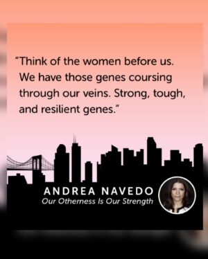 Andrea Navedo Instagram - Behind every powerful woman is the courage and strength of the women before her telling she can do it! 💪🏽👏🏽🙌🏽

#Tag a woman you want to let know you see them! 

If you haven’t gotten the chance to reach my book “Our Otherness is Our Strength” tap the link in my bio to purchase today! 
#wcw #womanstrong #powerful #courageous #womensupportingwomen #ourothernessisourstrength #andreanavedo #author #actress #speaker #powerfulwomen 
Photographer @zalo_castillo