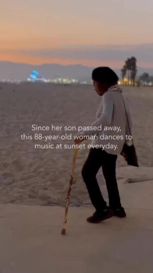 Andrea Navedo Instagram - Wow! This got to me 🥹
Teared up watching her dance, and when I found out why she does it, my heart just exploded. Thank you, Hazel, for sharing your light with us! RIP to your son. 🩵 (She’s 88 years old!) 

#makebigtalk #bigtalk #doitnow #elderly #seniorcitizens #lifeadvice #meaningfulconversations #meaningfulconnections #talktoeachother #bucketlist #dontwait #lifeisshort #wisdom #oldlady #beautiful #dancingqueen