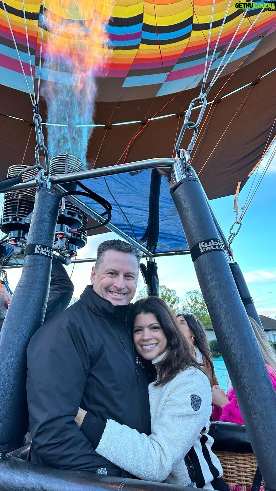 Andrea Navedo Instagram - A few days before my Ted talk we decided to take a trip to Napa Valley Wine Country and this happened! Such a beautiful moment! ❤️ #beautiful #goodday #napavalley #winecountry #airballoon #andreanavedo