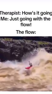 Andrea Navedo Instagram - Yup it’s been one of those weeks. 😬 #gowiththeflow #therapy