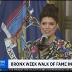 Andrea Navedo Instagram – Thank you so much @cbsnews for covering this amazing moment! Truly unforgettable! #andreanavedo #bronxwalkoffame #nyc #home