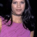 Andrea Navedo Instagram - What a time!! Found these pics from an old Vogue party! Chokers were so a thing in the 2000’s! 😂 #fashion #y2k #vogue #gettyimages #throwbackthursday #tbt #andreanavedo